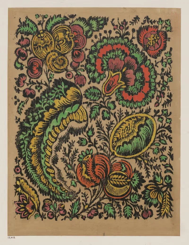 Раскрашенная гравюра на дереве by Мария фон Ухатиус, 1900 - 1913 — digital art print download