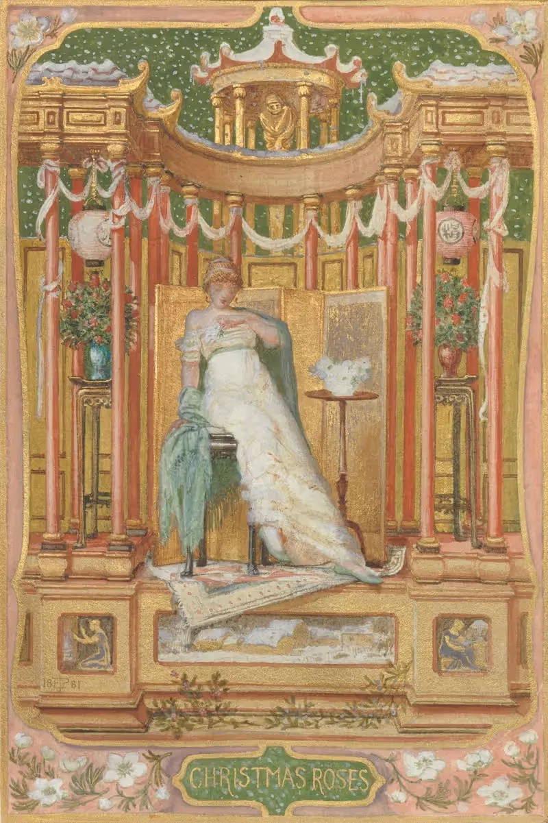 Christmas roses by Edward John Poynter, 1881 — digital art print download