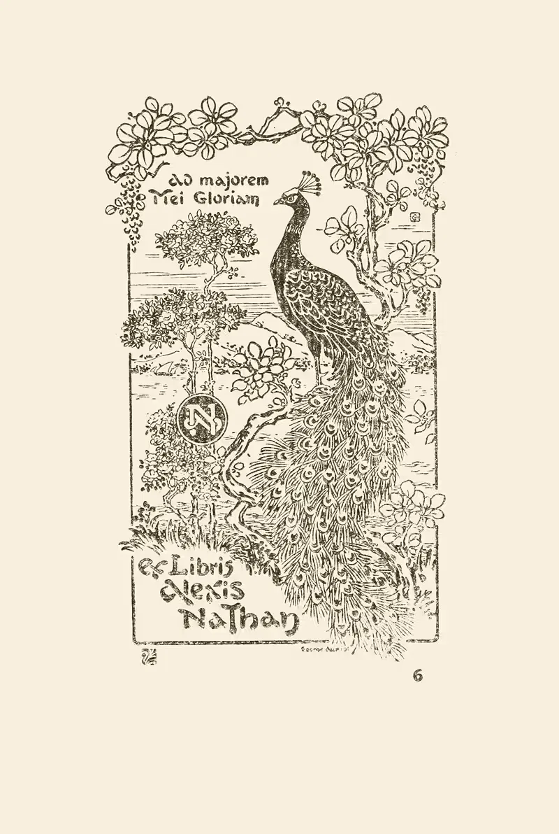 Вторая книга монограмм, знаков, печатей и экслибрисов, пл. 06 by Жорж Ориоль, 1908 — digital art print download