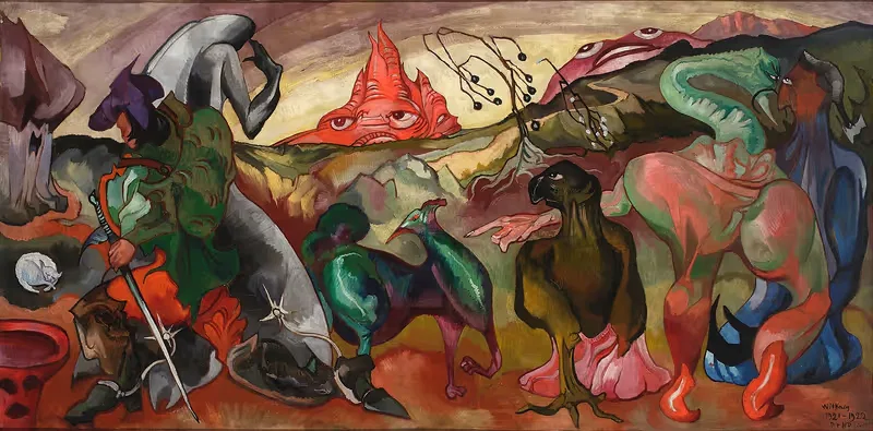 Фантазия – Сказка by Станислав Игнацы Виткевич, 1922 — digital art print download