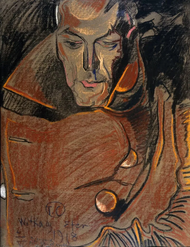 Portrait of a man — Stanisław Ignacy Witkiewicz
