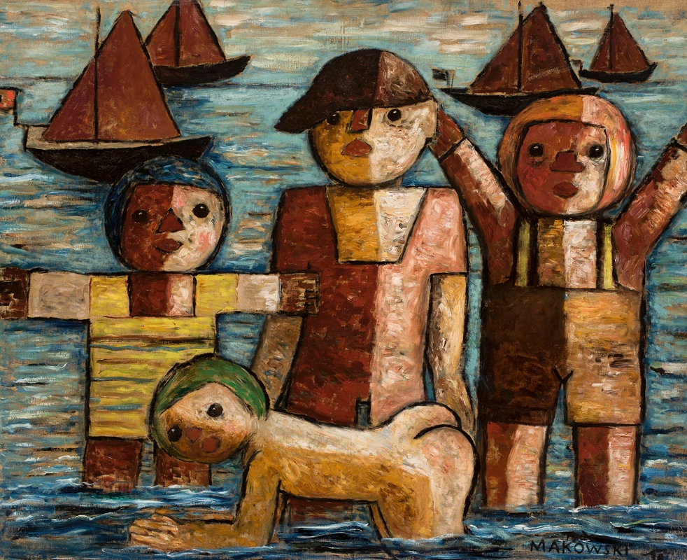 Bath by Tadeusz Makowski, 1930 — digital art print download