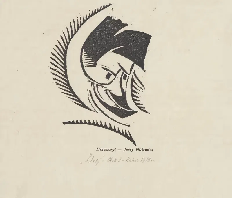 Голова III (мужская) by Ежи Хулевич, 1918 — digital art print download
