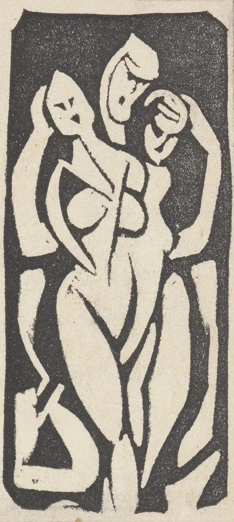Three nudes I by Jerzy Hulewicz, 1918 — digital art print download
