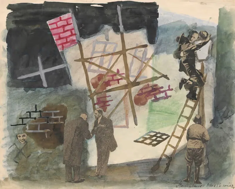 Anti-fascist satire II by Stanisław Osostowicz, 1930 - 1937 — digital art print download
