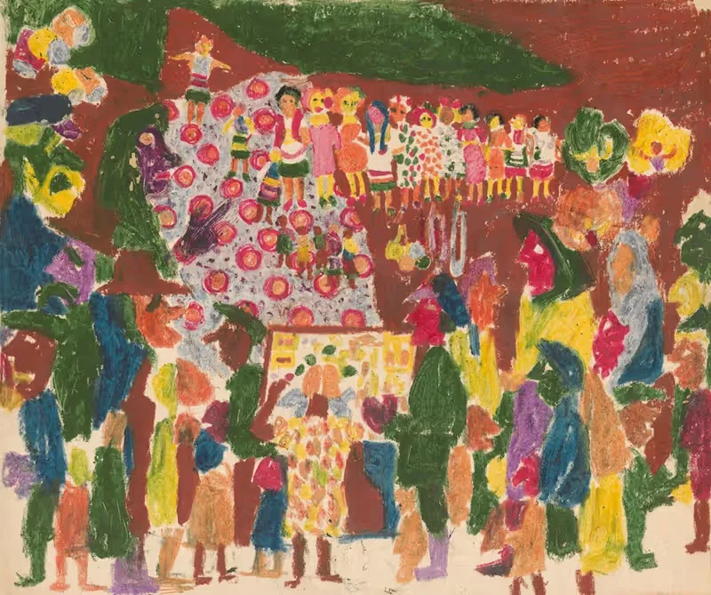 Конюшня с игрушками II by Станислав Осостович, 1939 — digital art print download