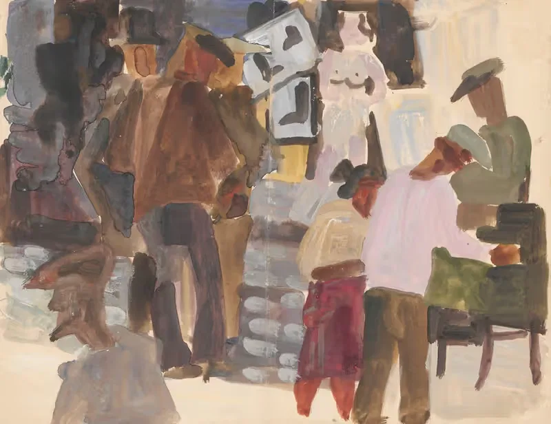 Street with a shoemaker’s workshop VI — Stanisław Osostowicz
