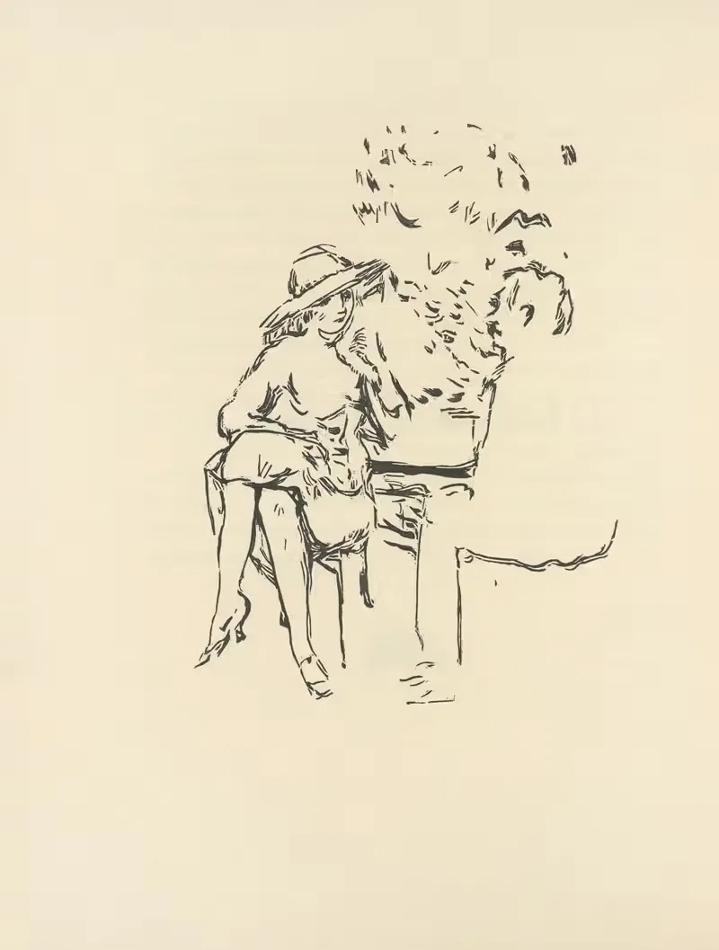 Notes sur l'amour Pl 03 by Pierre Bonnard, 1922 — digital art print download