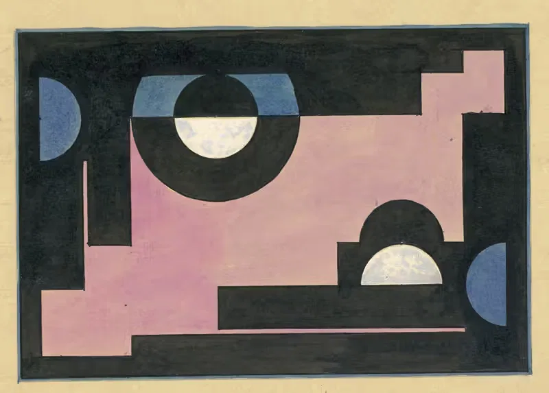 Геометрическое искусство by Альберт Дэененс, 1926 — digital art print download