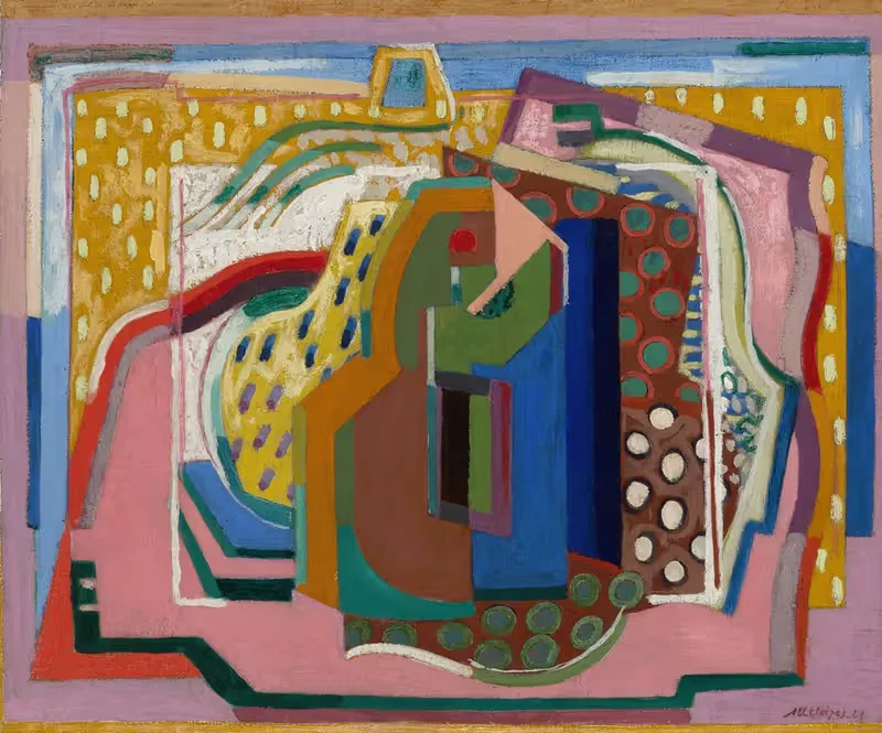 Композиция; Женщина в зеленом by Альбер Глез, 1923 — digital art print download