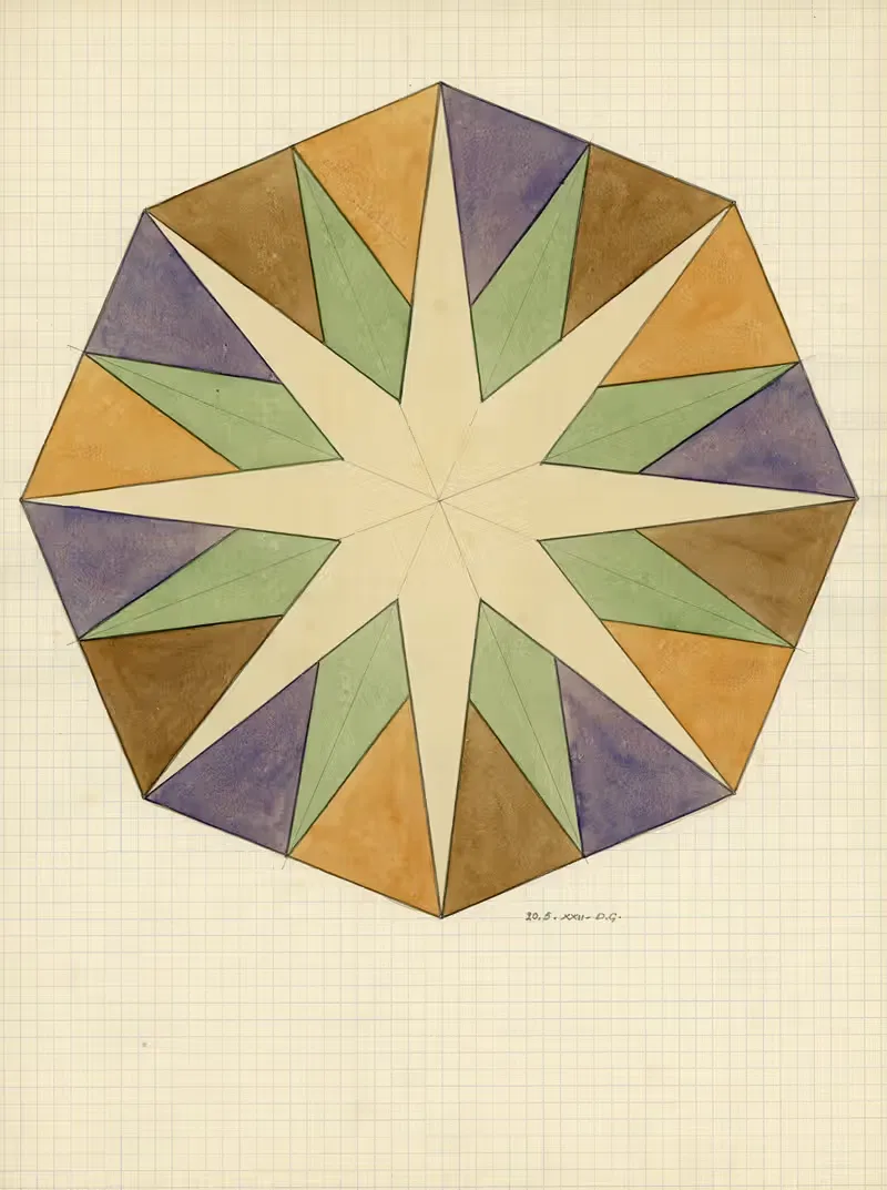 Алмаз by Альфред Ост, 1922 — digital art print download