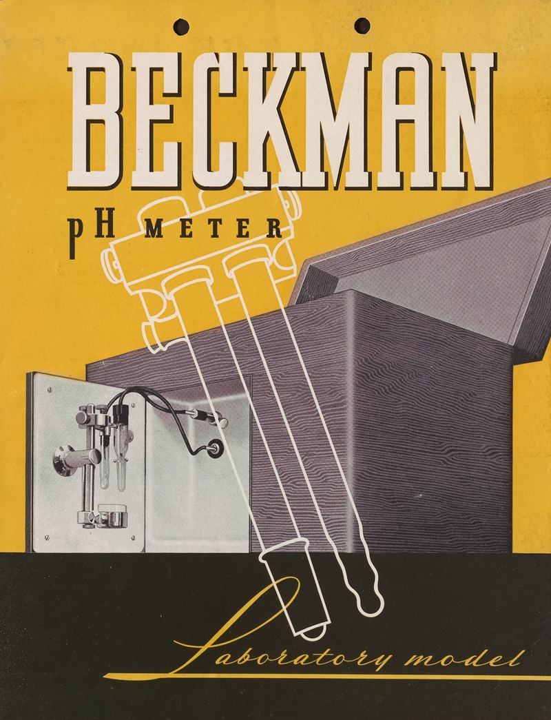Beckman pH Meter (Laboratory Model) by Beckman Instruments, 1935 – 1940 — digital art print download