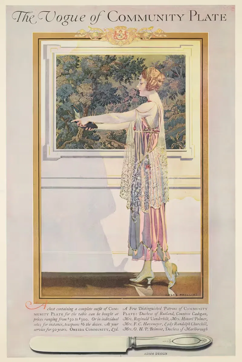 The Vogue of Community Plate — Coles Phillips