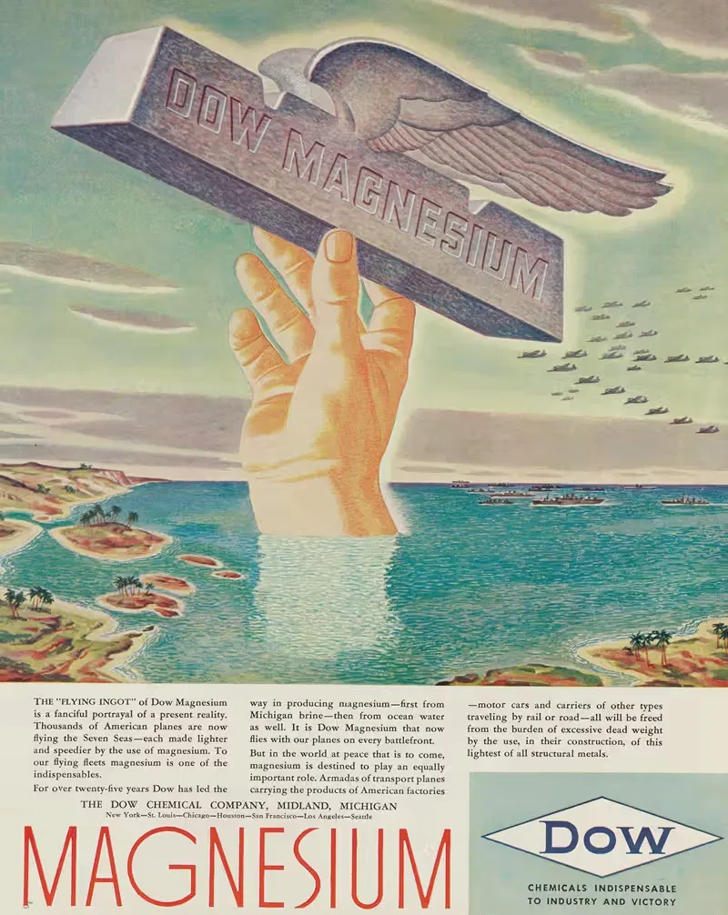 Магний Доу by Даун Кемикал Компани, 1943 — digital art print download