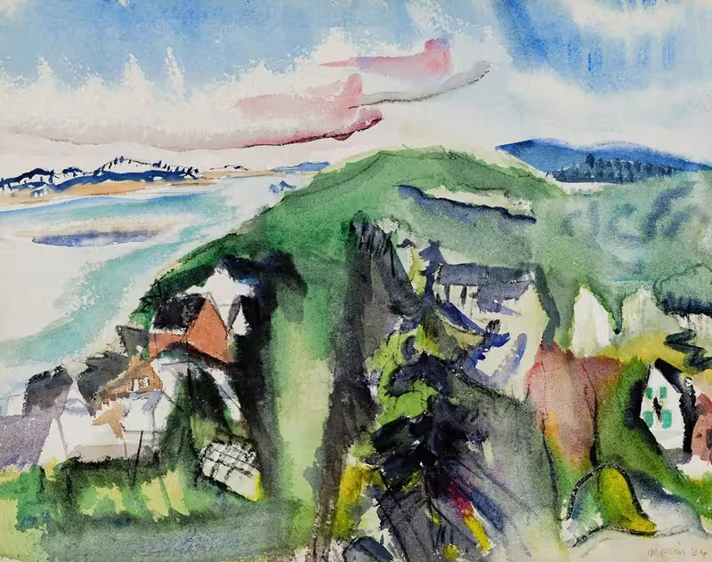 Остров Олень, Мэн by Джон Марин, 1924 — digital art print download
