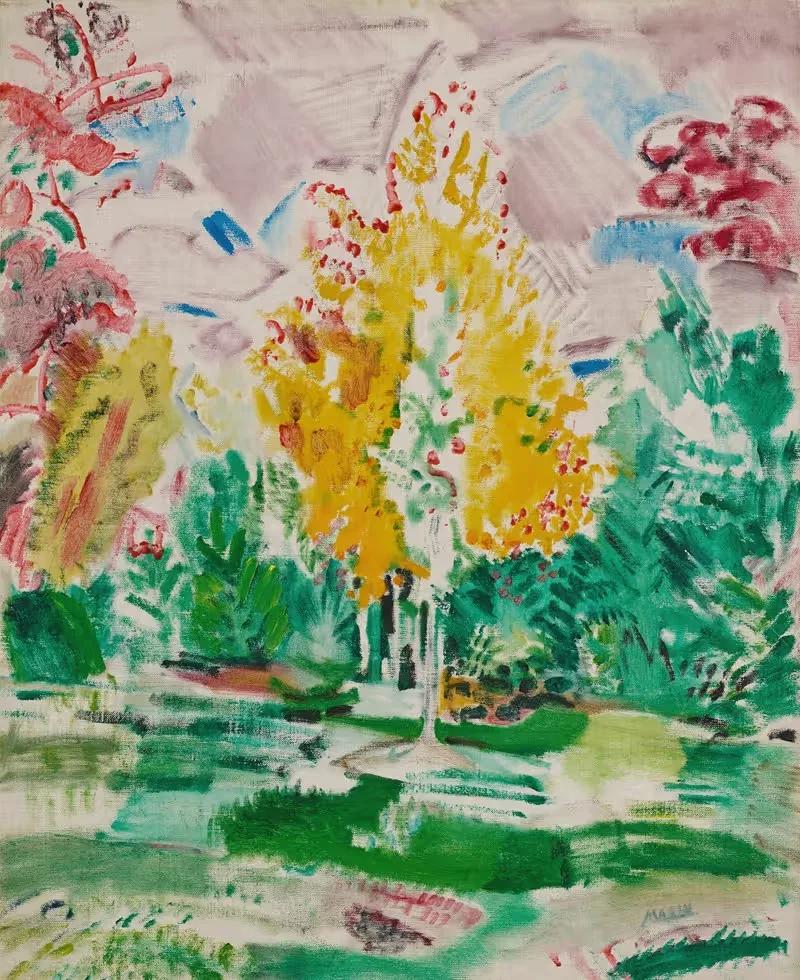 The Little Maple Tree, Castorland, New York — John Marin