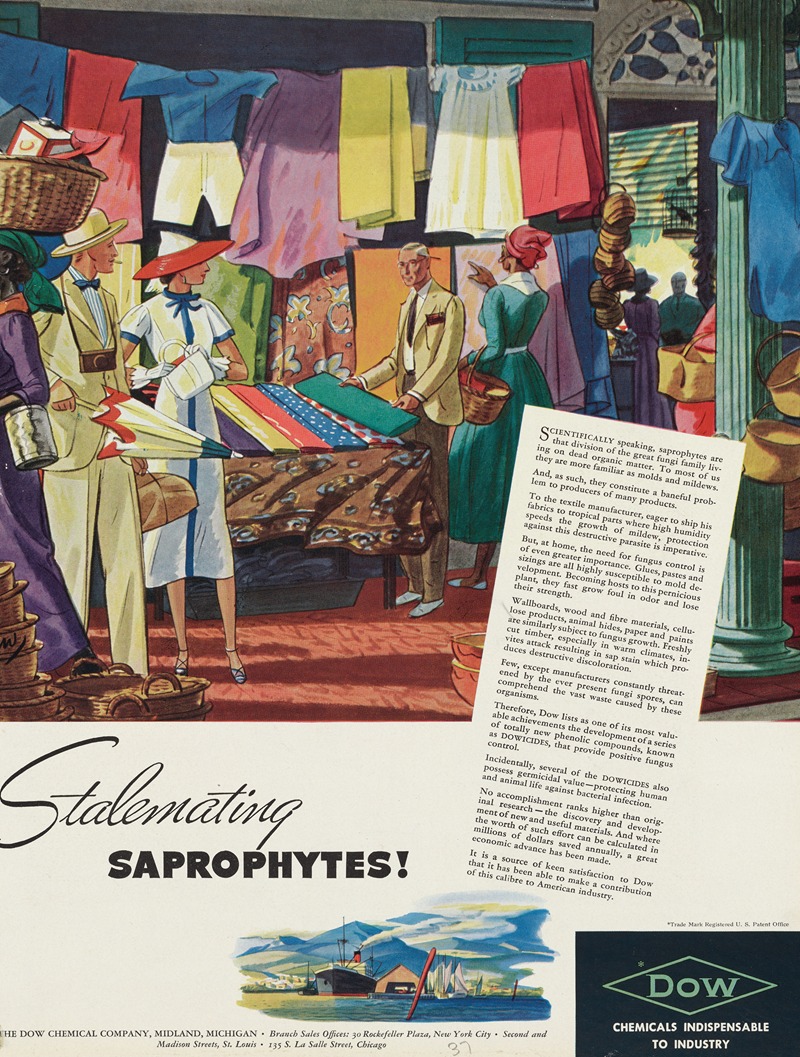Застой сапрофитов! by Даун Кемикал Компани, 1937 — digital art print download