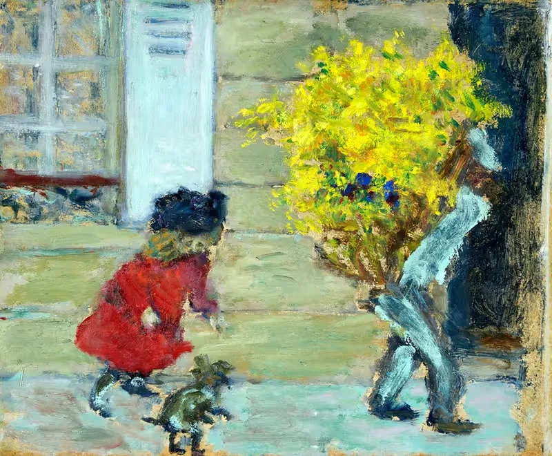 La gerbe de mimosa by Pierre Bonnard — digital art print download