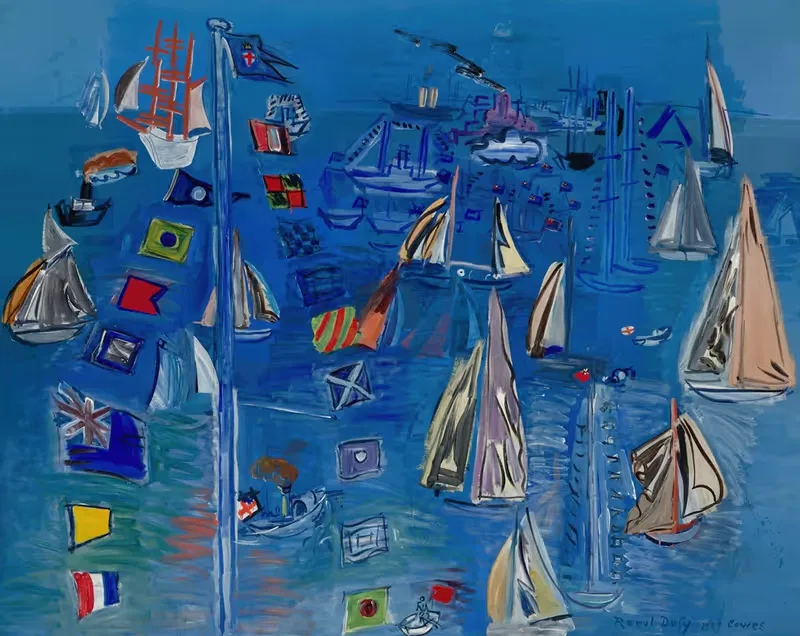 Régates à Cowes by Raoul Dufy, 1929 — digital art print download