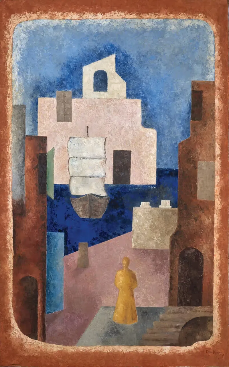 Пейзаж; Ожидание by Рене Пареске, 1933 — digital art print download