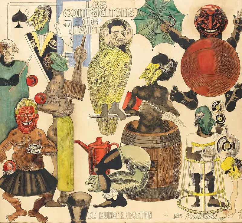 Les compagnons de l art. De Kunstknechten — Jean Brusselmans