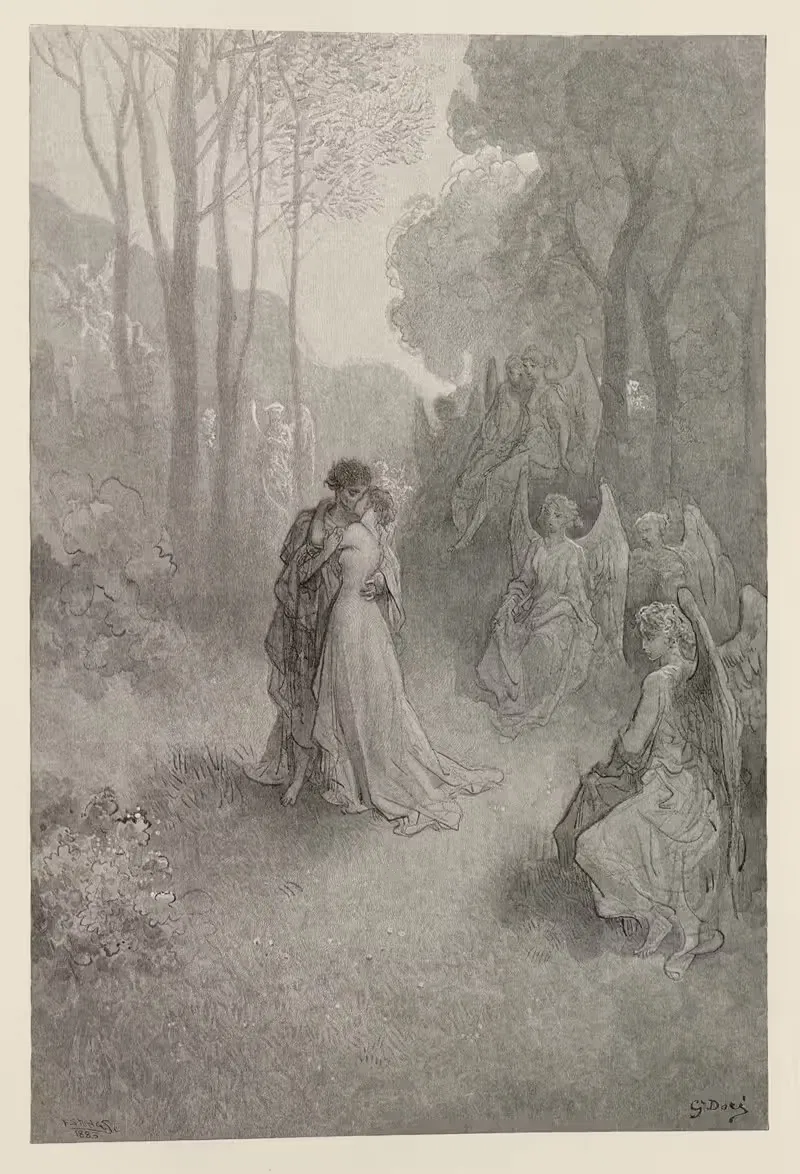 The Raven Pl.22 by Gustave Doré, 1884 — digital art print download