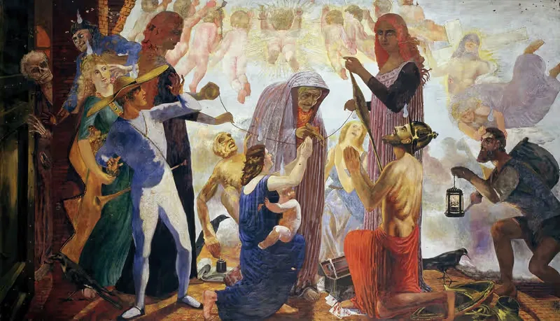 Парки или Сестры-приданницы by Шарль Дуделе, 1937 — digital art print download
