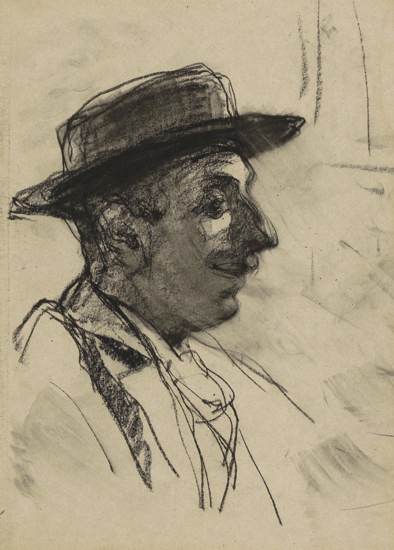 Man met hoed by Willem Witsen, 1893-1897 — digital art print download