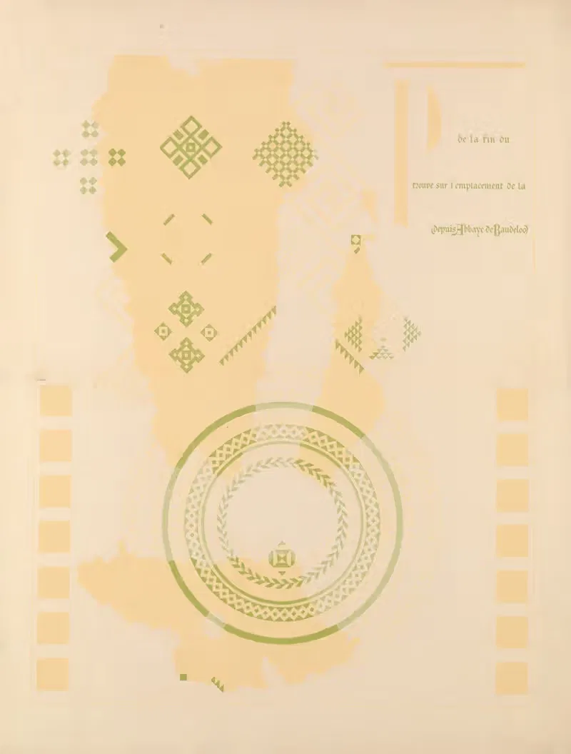 Pavement Plan by P. Allaert, 1879 — digital art print download
