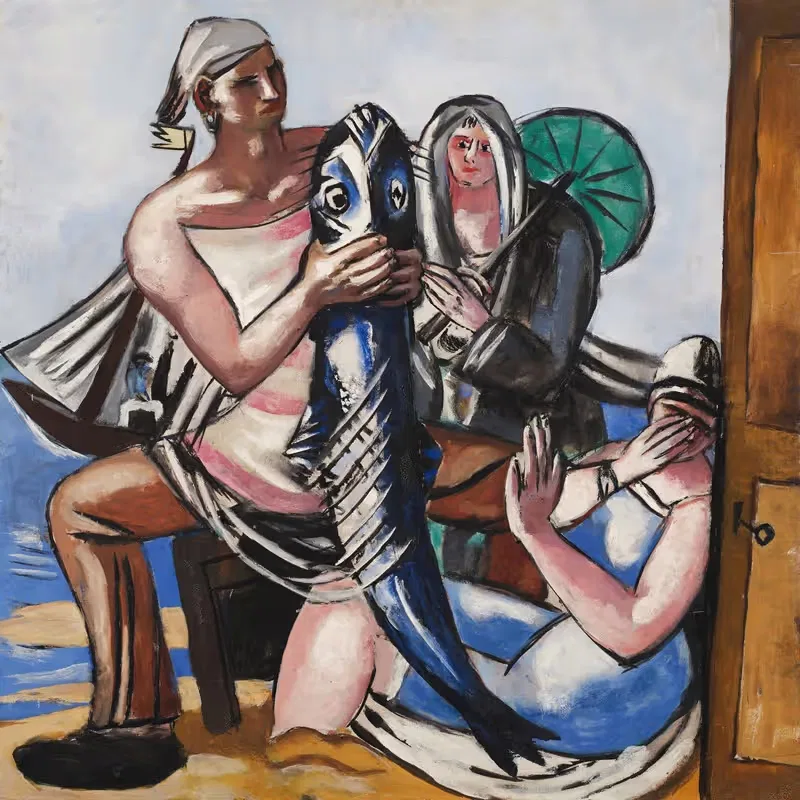 Der Wels (The Catfish) by Max Beckmann, 1929 — digital art print download