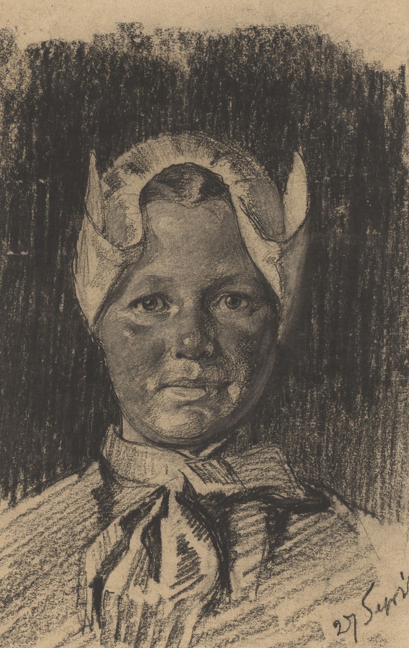 Portret van een boerin — Виллем Витсен