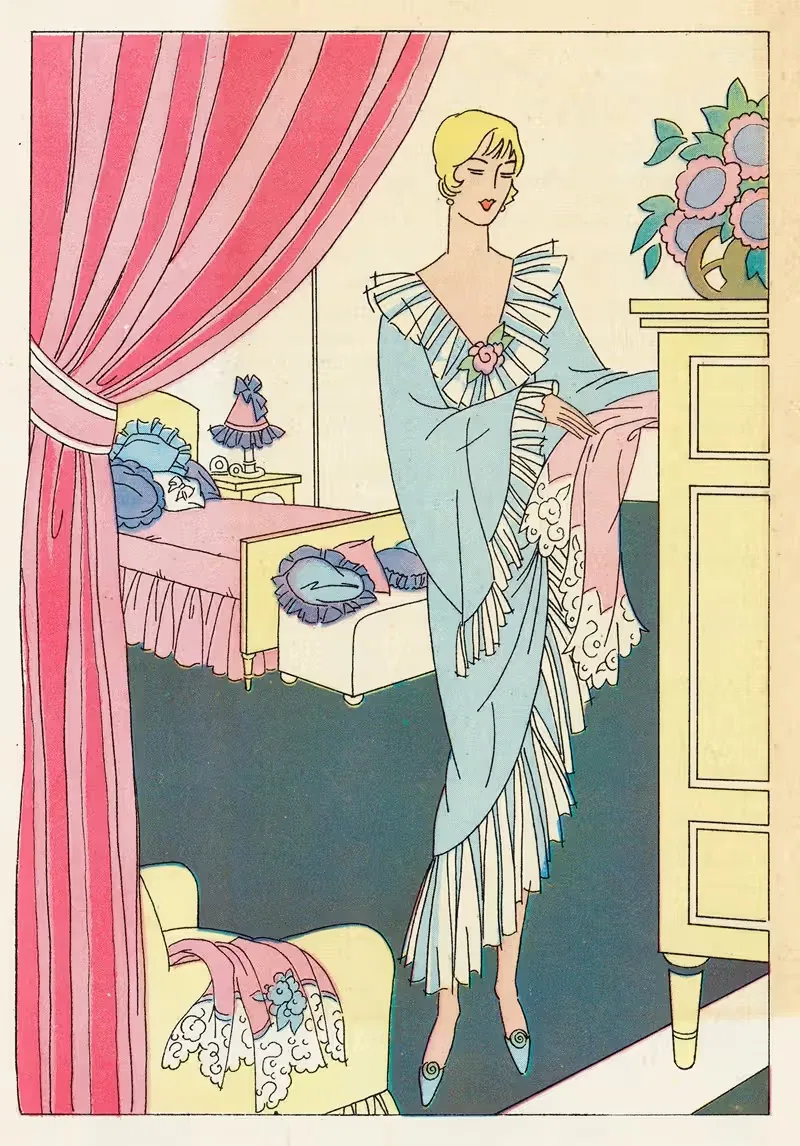 Нежные ночные сорочки by Мари Жозефина Карр, 1928 — digital art print download