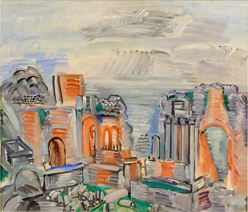Le Théâtre grec à Taormina — Raoul Dufy