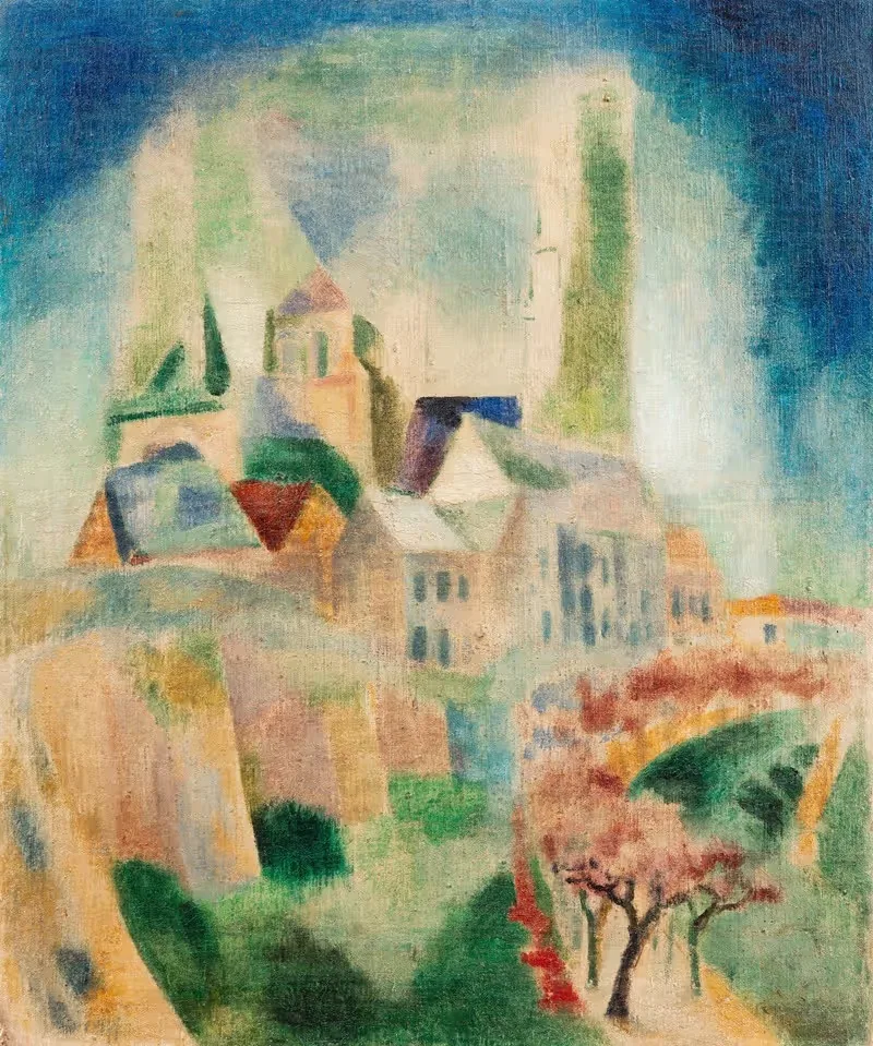 Собор в Лане by Робер Делоне, 1912 — digital art print download