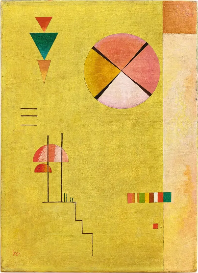 Lustiges Gelb (Cheerful Yellow) — Wassily Kandinsky