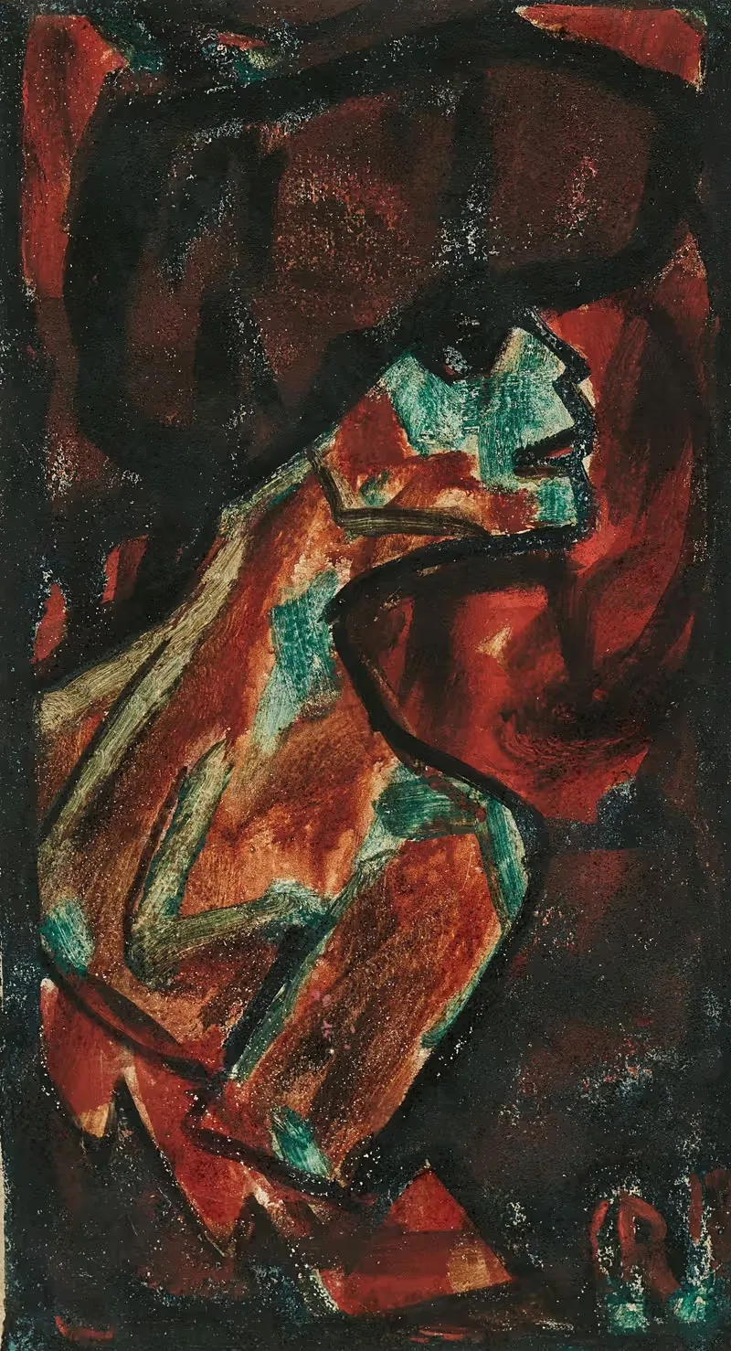 Женская полузабава by Кристиан Рольфс, 1913 — digital art print download