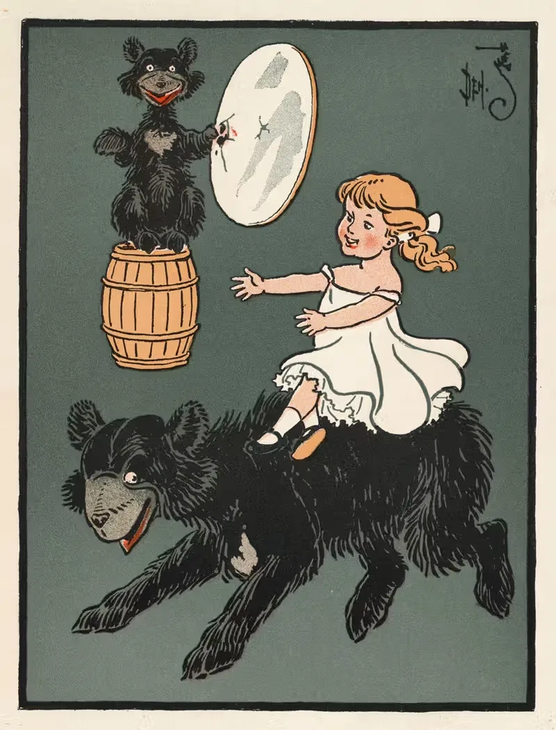 Три медведя Дэнслоу by Уильям Уоллес Дэнслоу, 1903 — digital art print download