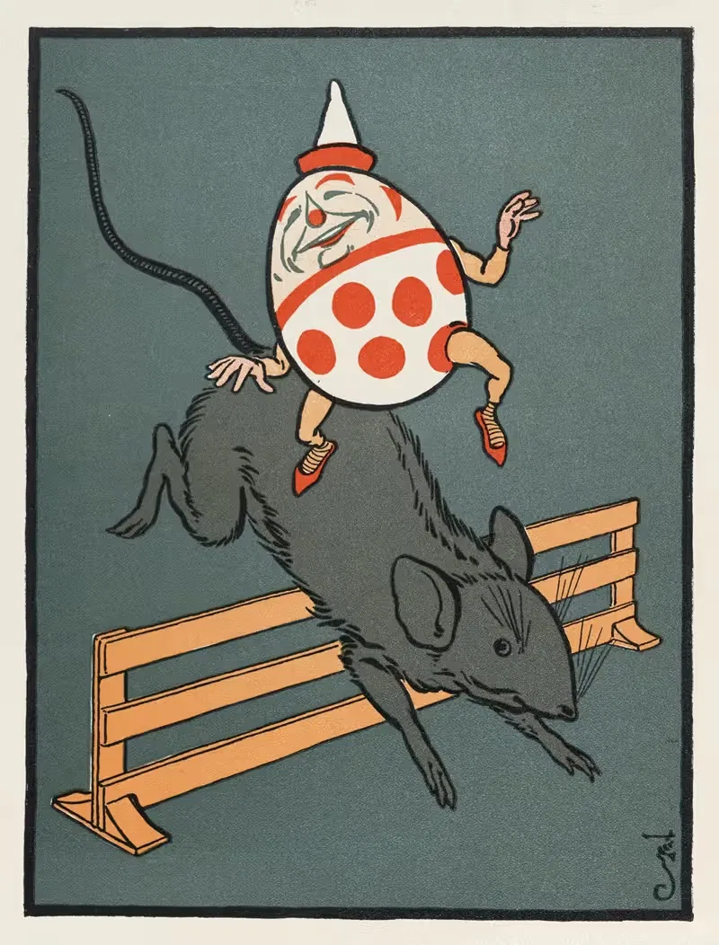 Хампти Дампти от Дэнслоу by Уильям Уоллес Дэнслоу, 1903 — digital art print download