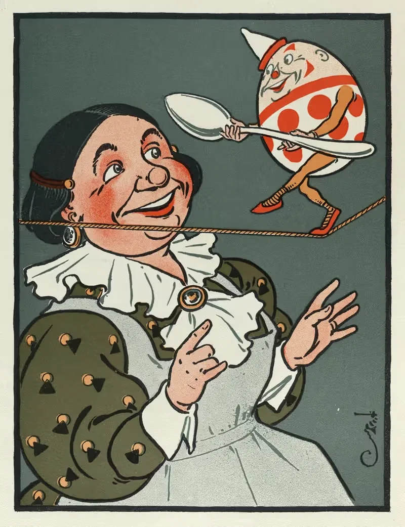 Хампти-Дампти от Дэнслоу by Уильям Уоллес Дэнслоу, 1903 — digital art print download