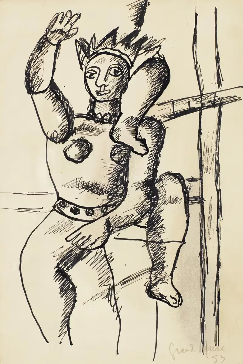 Acrobat by Fernand Léger, 1953 — digital art print download