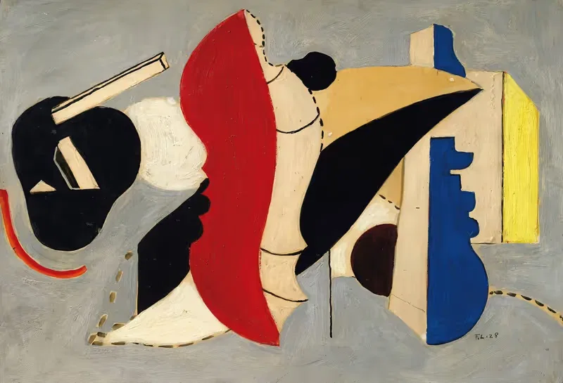 Coquillage rouge by Fernand Léger, 1928 — digital art print download