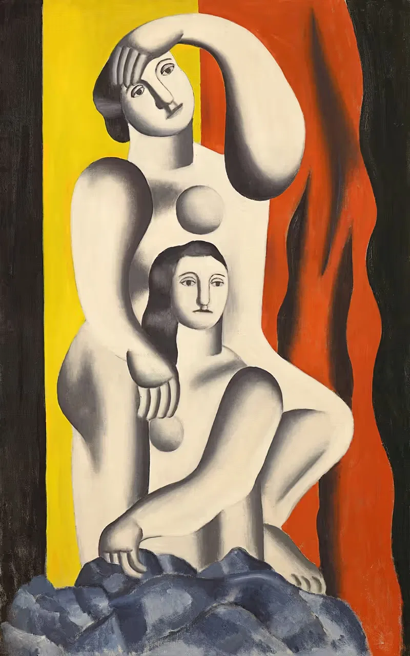 Две женщины by Фернан Лежер, 1929 — digital art print download