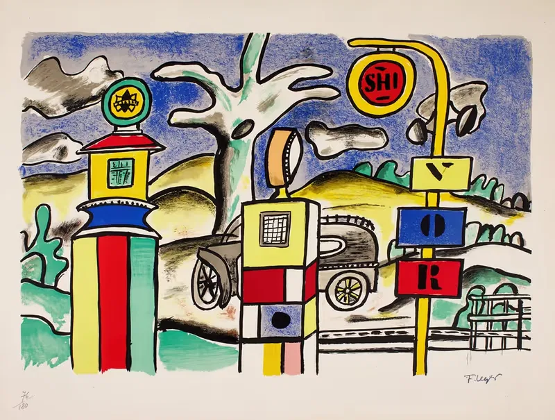 La pompe à essence (Gasoline Pump) — Fernand Léger