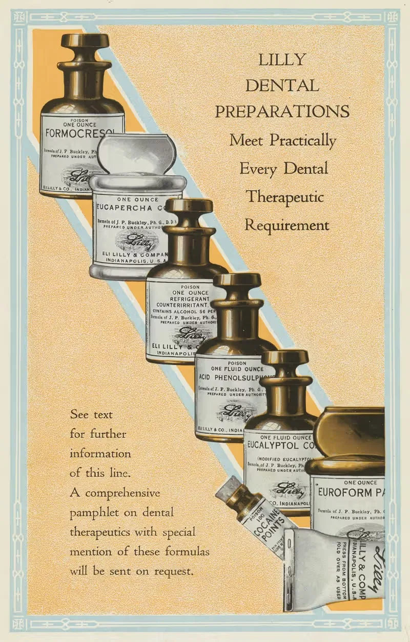 Lilly Dental Preparations by Eli Lilly & Company, 1919 — digital art print download