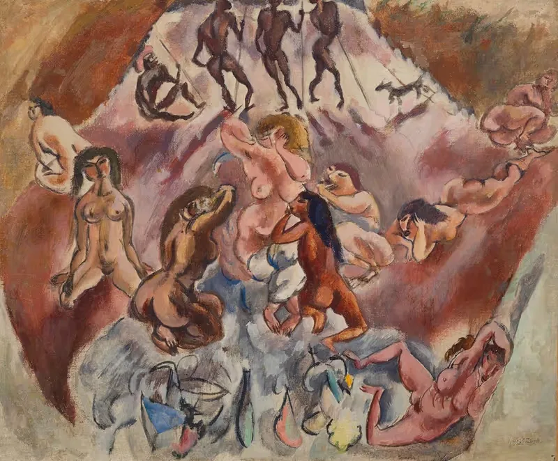 Réunion infernale by Jules Pascin, 1919 — digital art print download
