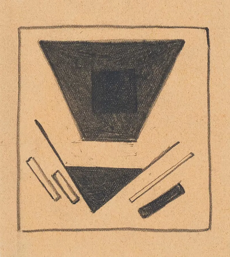 Suprematist Composition—Projected Plane by Kazimir Malevich, 1915 — digital art print download
