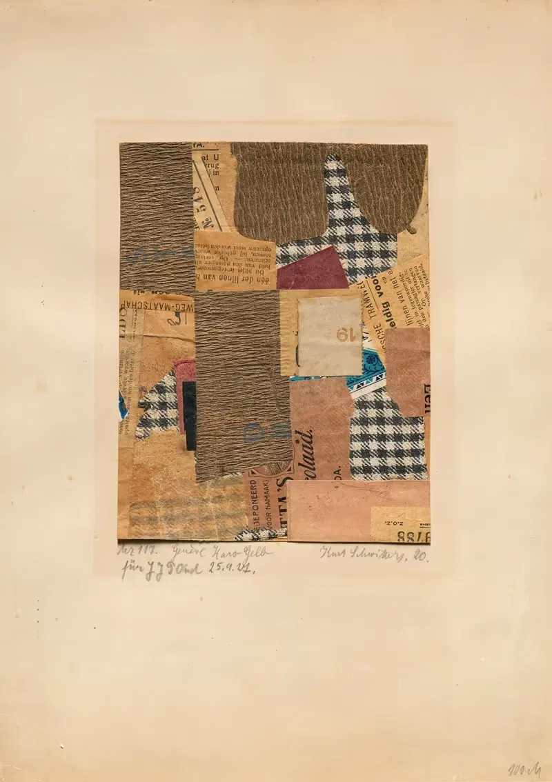 Mz 117. Genève Karo Gelb — Kurt Schwitters