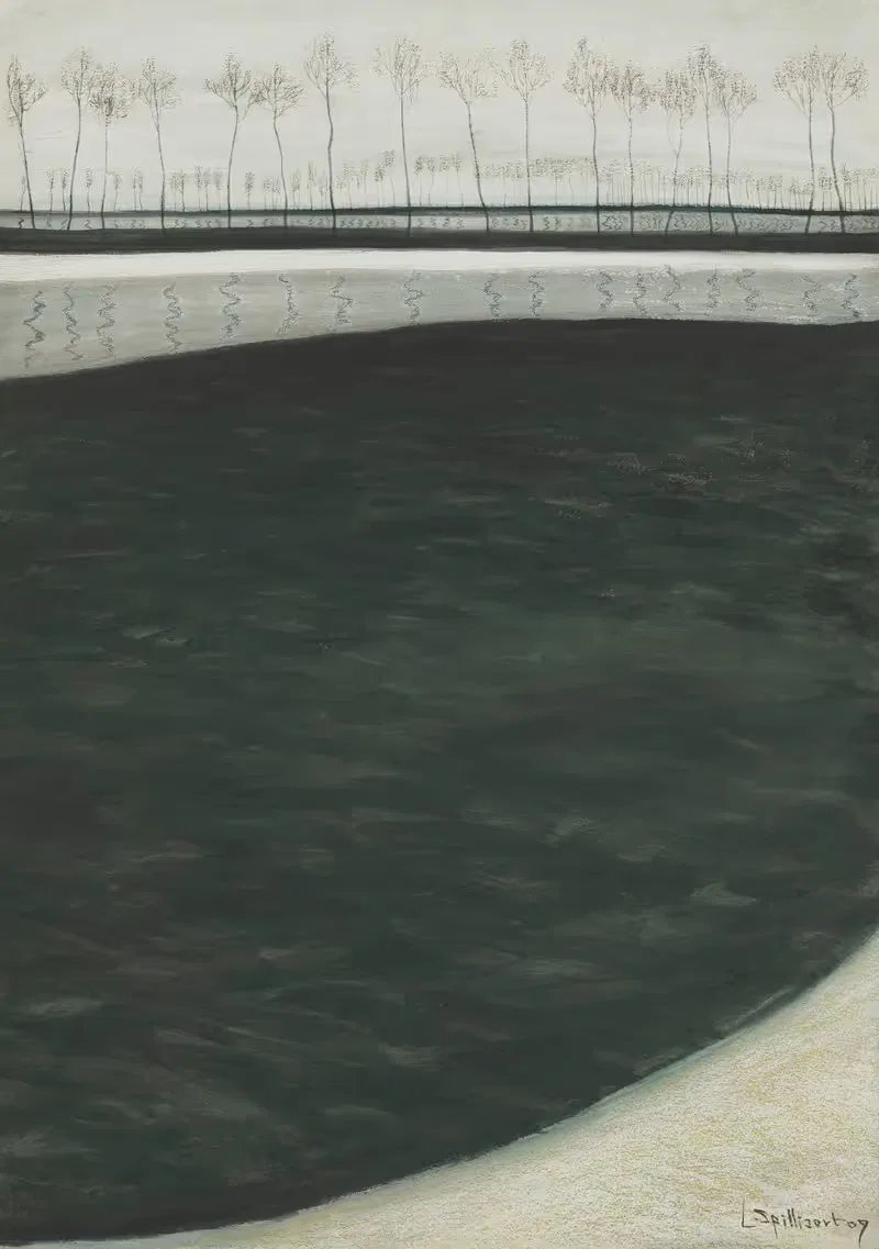 Het kanaal by Léon Spilliaert, 1909 — digital art print download