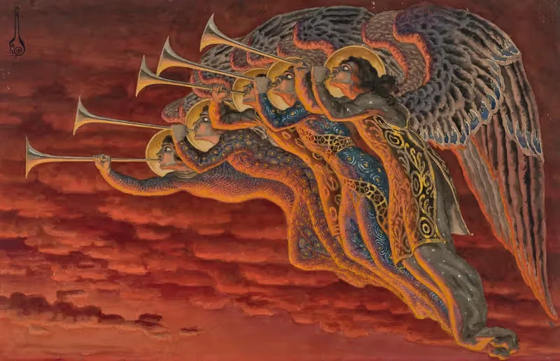 ) Fanfare céleste by Nicolas Kalmakoff, 1925 — digital art print download