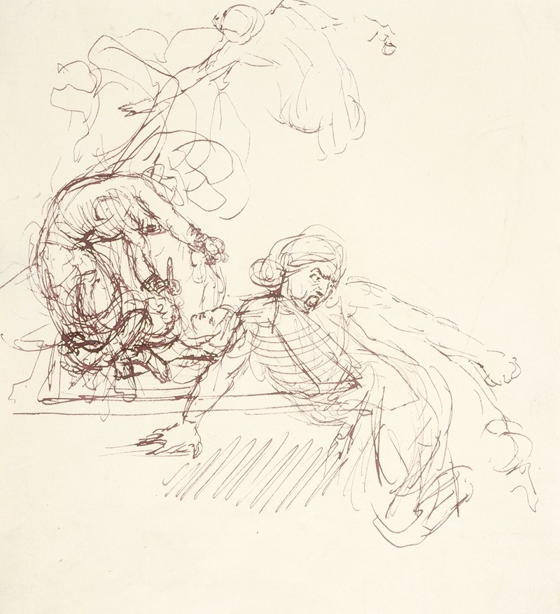 Sheet of Studies by Уильям Этти — digital art print download